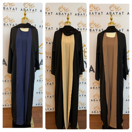 Abaya Cardigan Two Piece