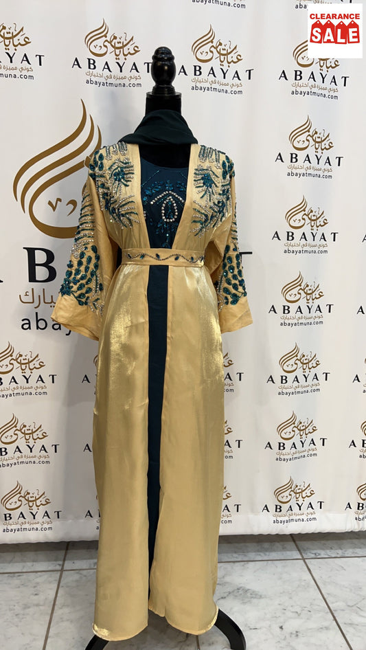 Abaya two piece with stone 9198335