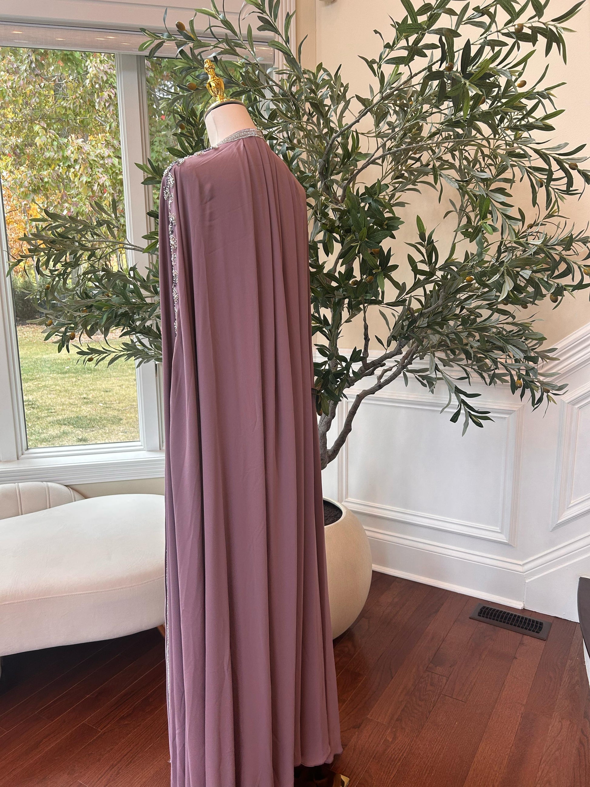 Purple Luxe Beaded Kuftan