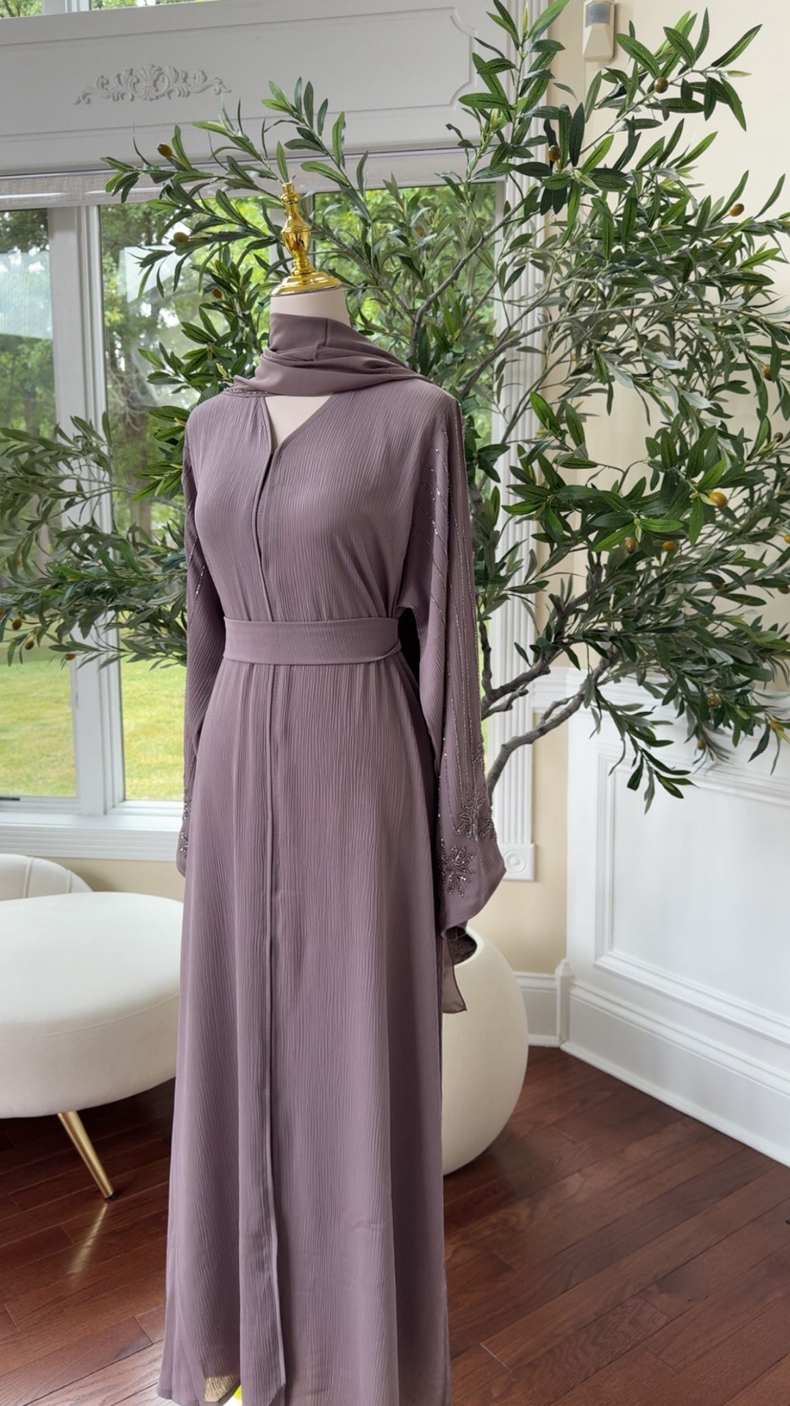 Lavender Luxe Abaya