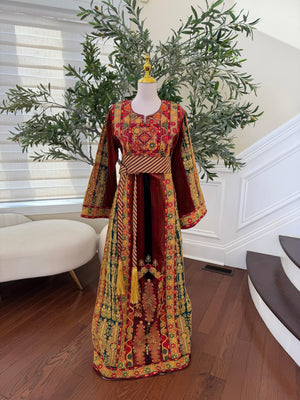 Embroidery Tatreez Jana W Nar Thobe