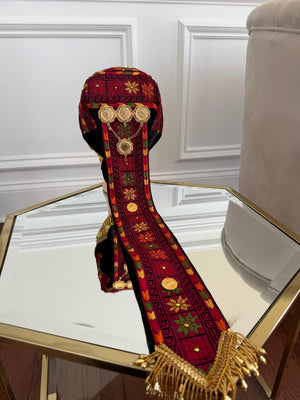 Traditional Tatreez Coin Head Piece