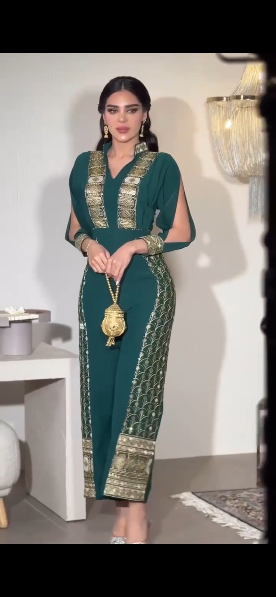 Elegant Green Jumpsuit