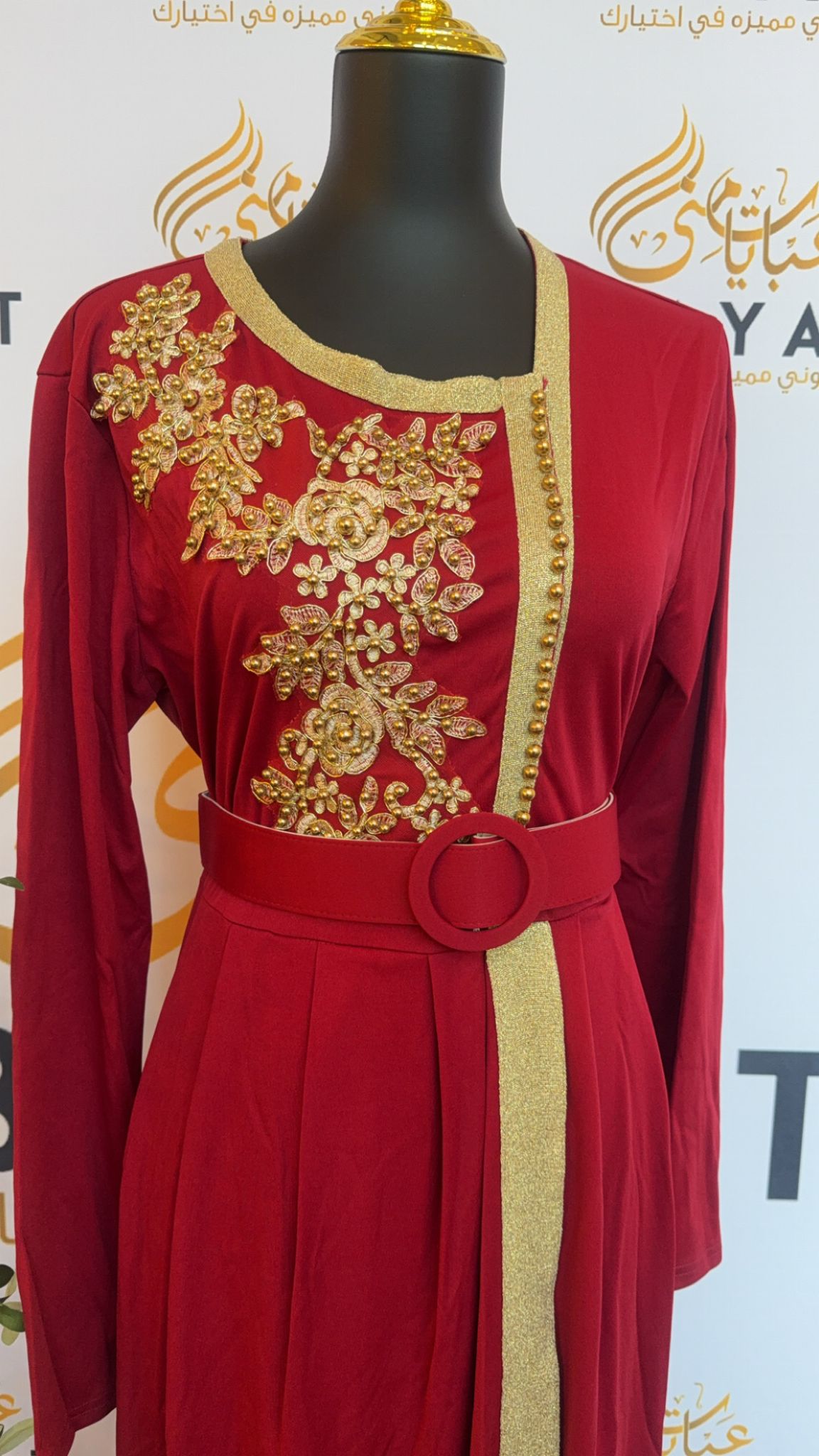 Red Kuftan Dress