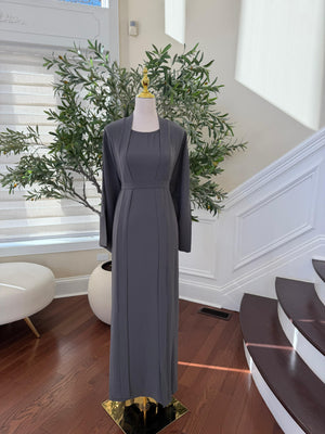 Elegant Two Piece Abaya Set