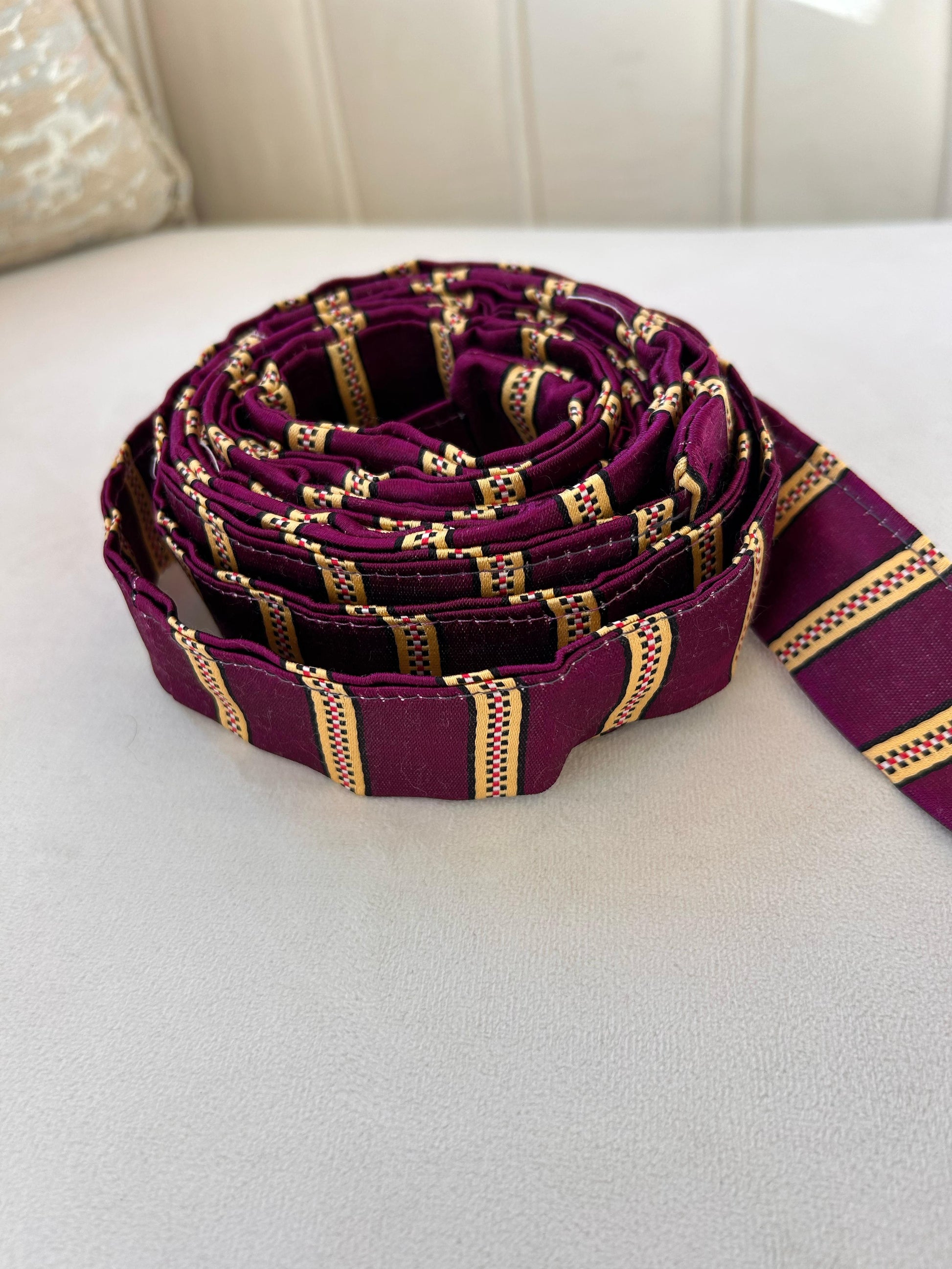 Purple/ Gold Cashmere Siti Belt