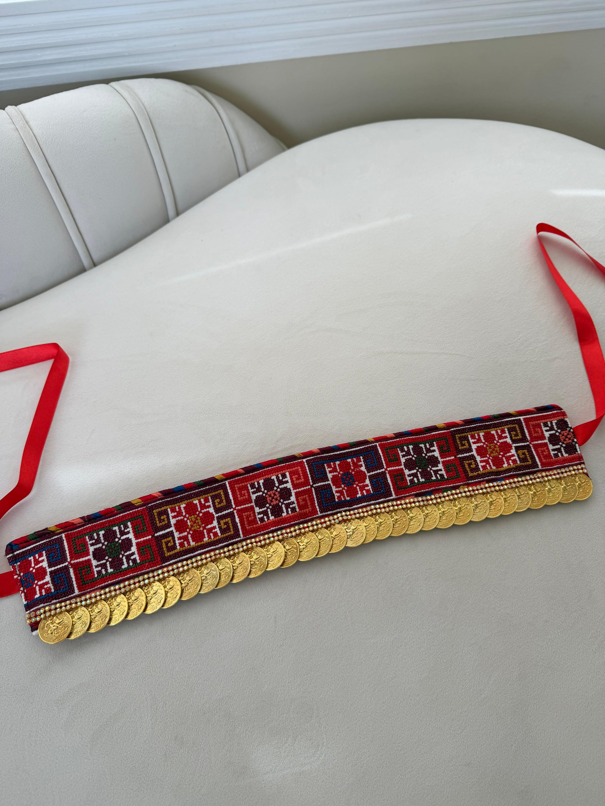 Tatreez Lerat Coin Headband
