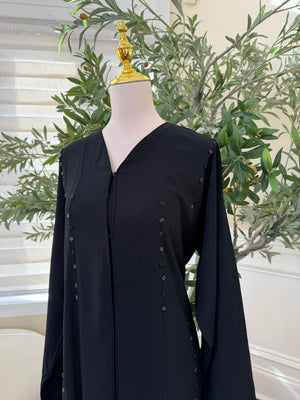Signature Ramadan Black Abaya