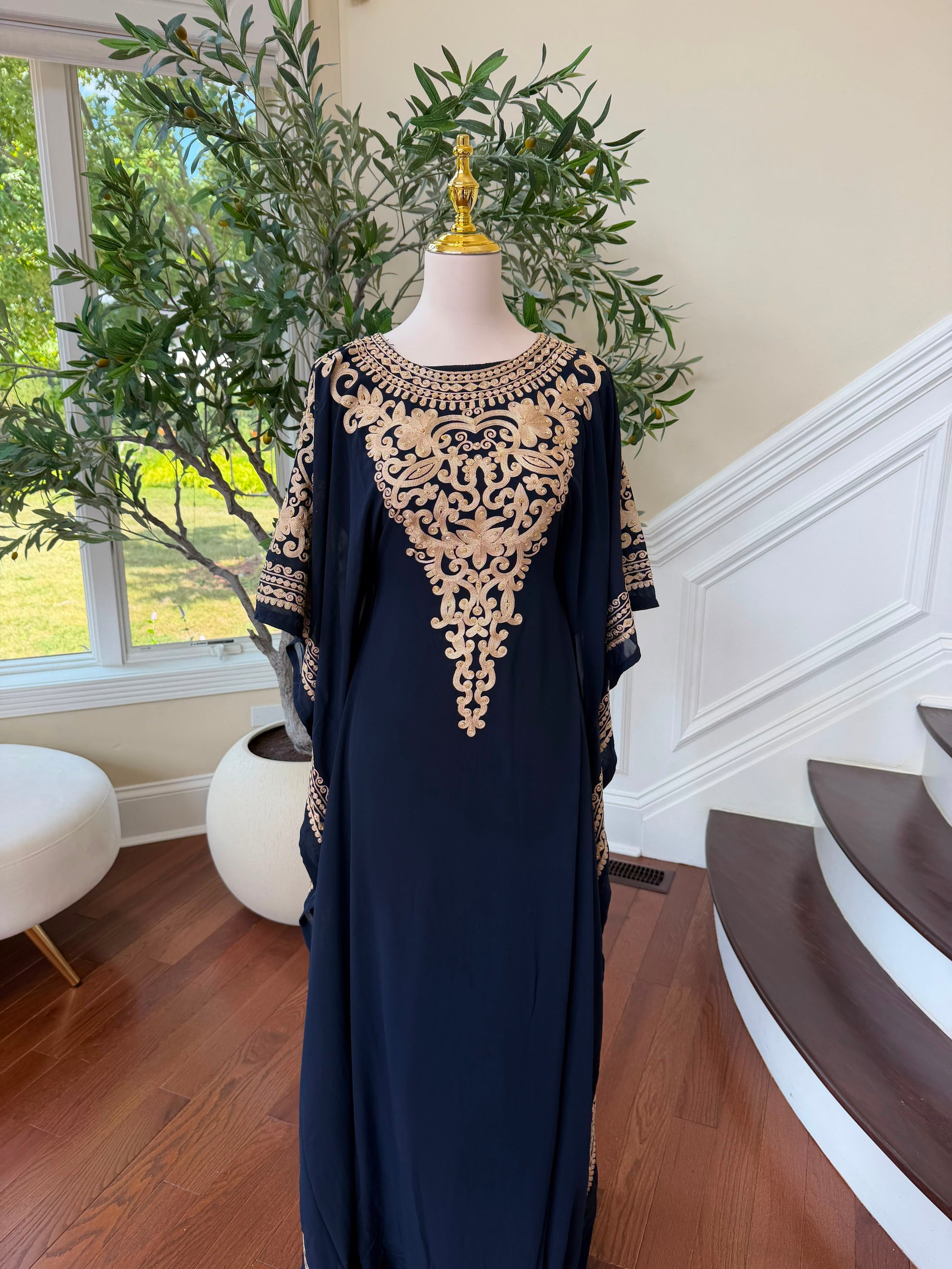 Navy Elegance Charm Dress