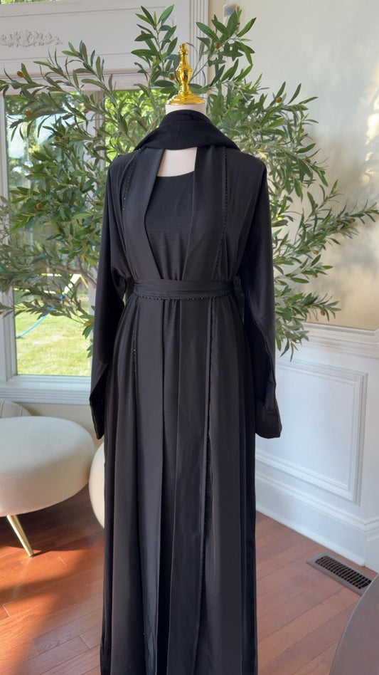 Midnight Black Majesty Royal Abaya