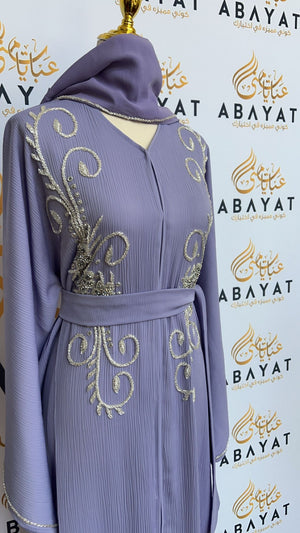 Lavender Bloom Abaya