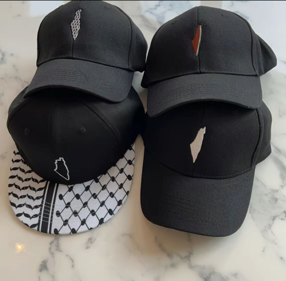 Palestine map hat