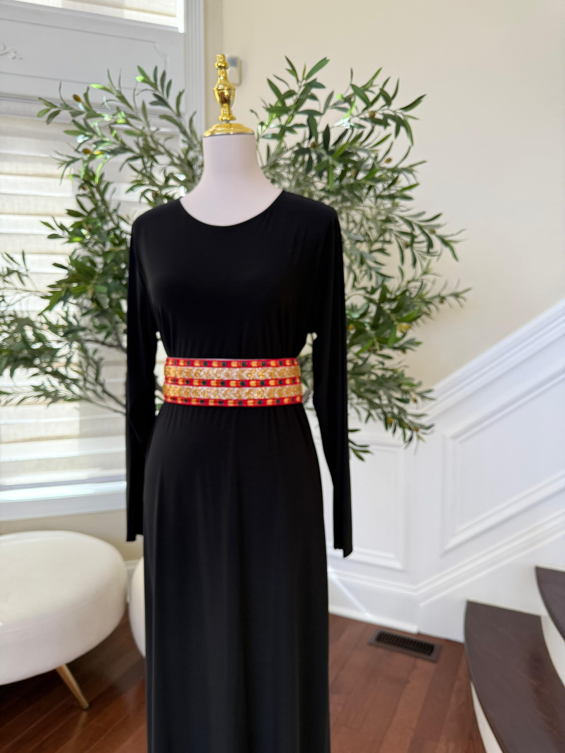 Sabal Kharaz Tatreez Thobe Belt