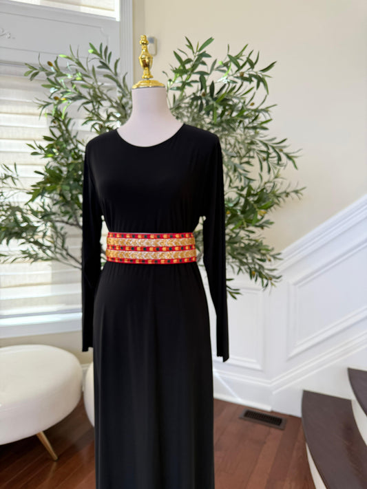 Sabal Kharaz Tatreez Thobe Belt