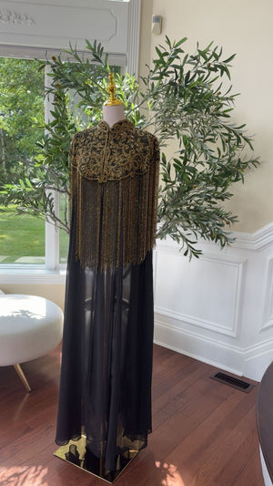 Golden Devine Royal Beaded Abaya