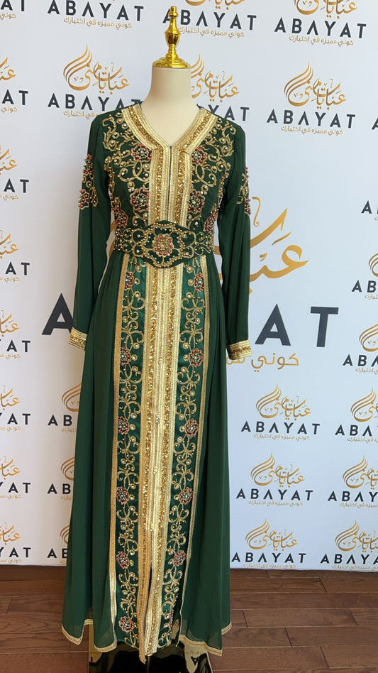 Luxury Green Kuftan