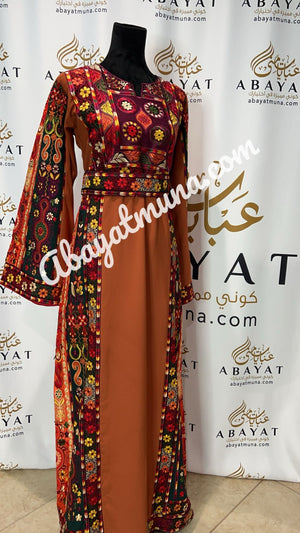 Gorgeous Orange Malaka Thobe #9198938