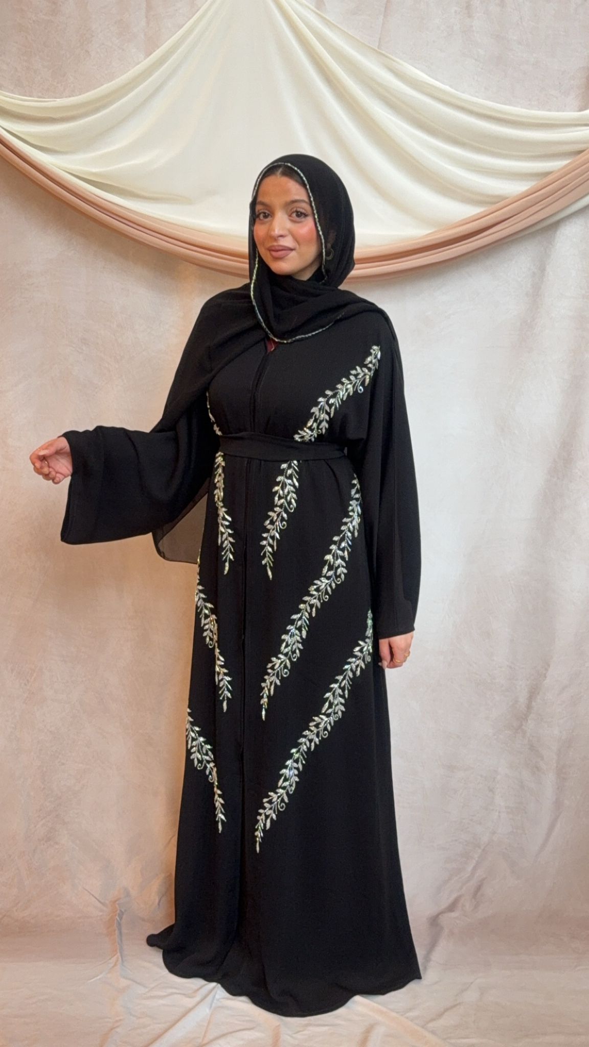 Black Midnight Abaya