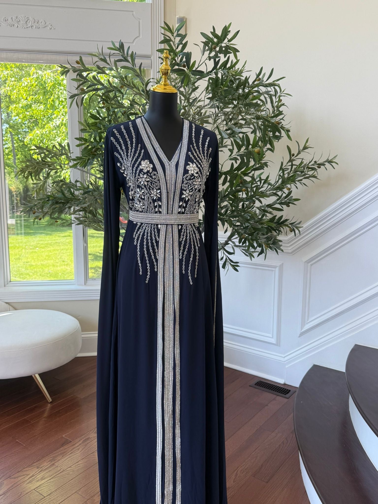 Luxury Blue Kuftan