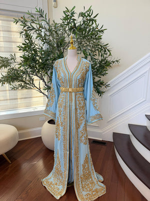 Baby Blue Royale Elegance Kuftan