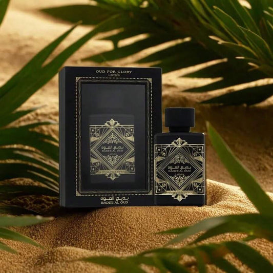 Lattafa Perfumes Bade'e Al Oud, Oud For Glory For Unisex Eau De Parfum Spray, 3.4 oz