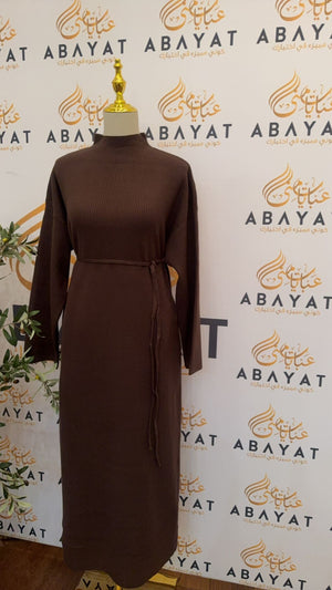 Modern Modesty: Brown Dress