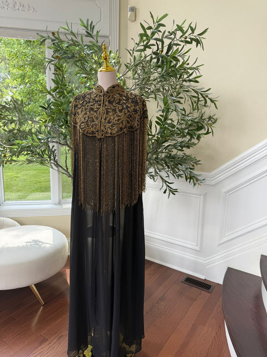 Golden Devine Royal Beaded Abaya