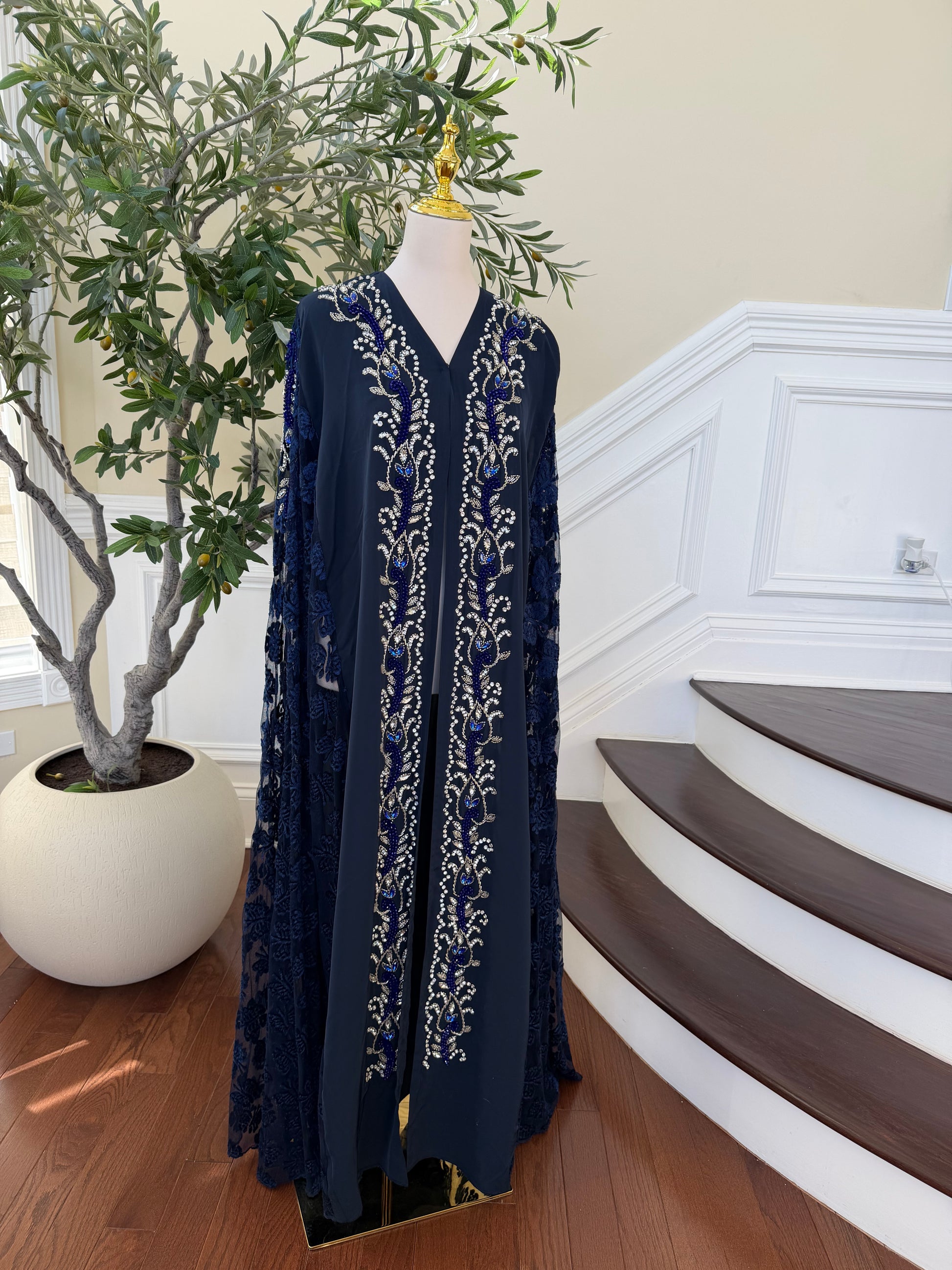 Beautiful Abaya blue 9198474