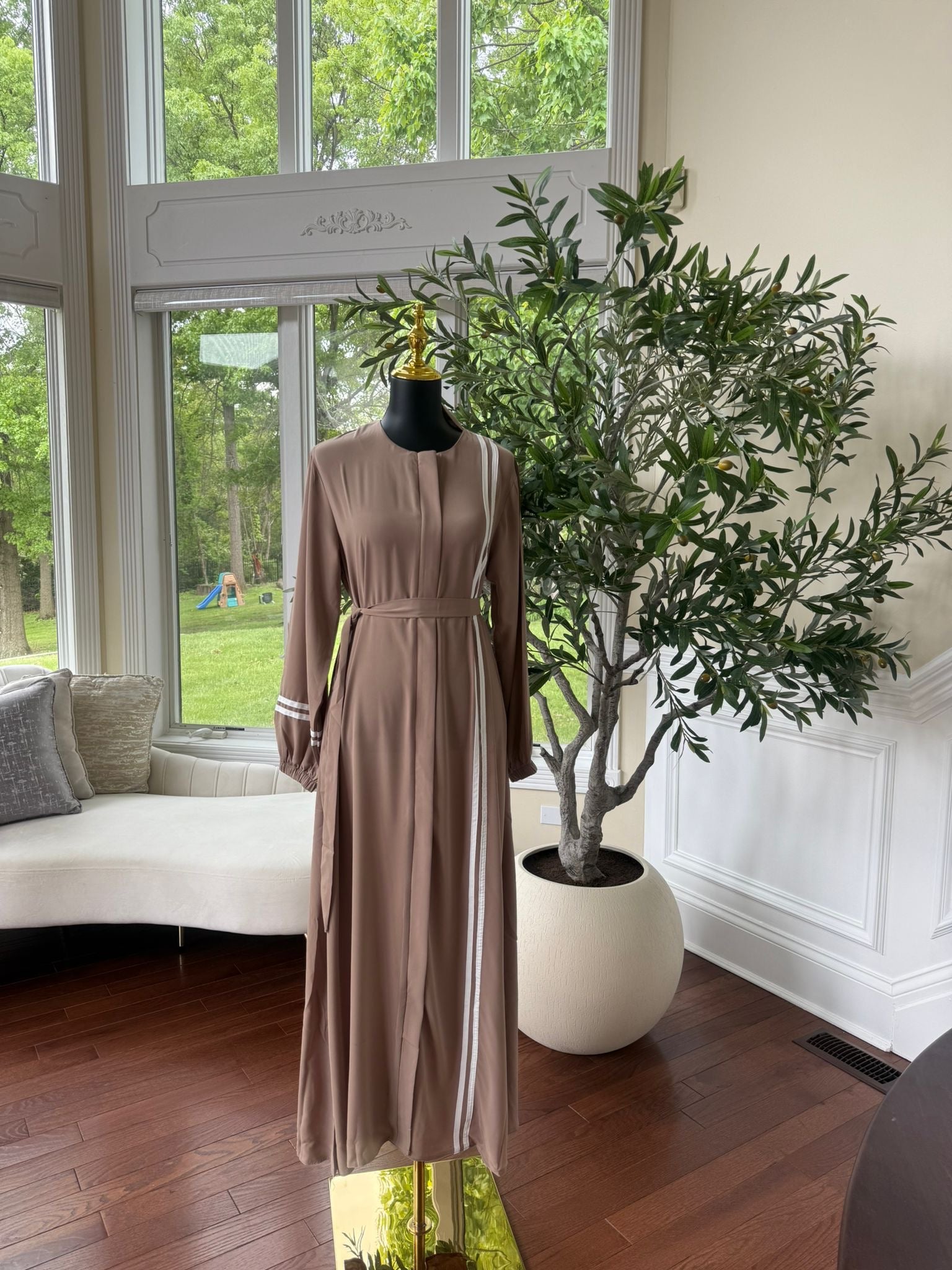Tan Activewear Abaya