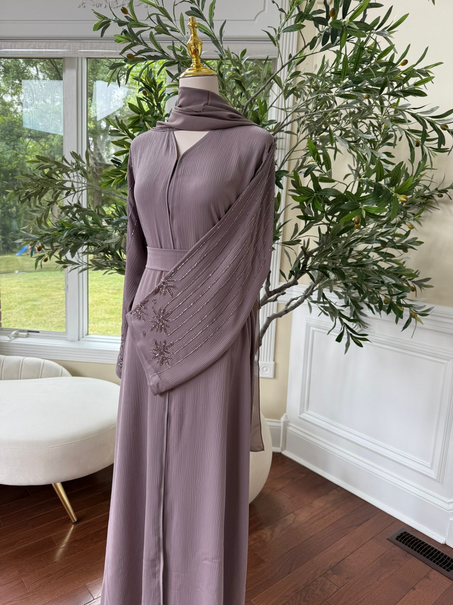 Lavender Luxe Abaya