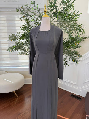 Elegant Two Piece Abaya Set