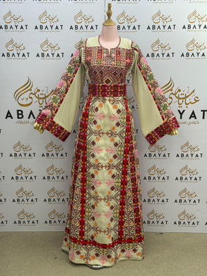 Royal Blossom Palestinian Thobe