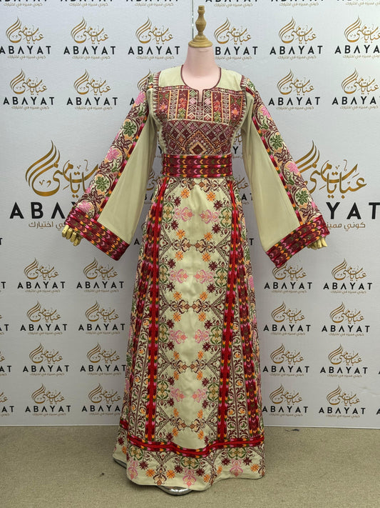 Royal Blossom Palestinian Thobe