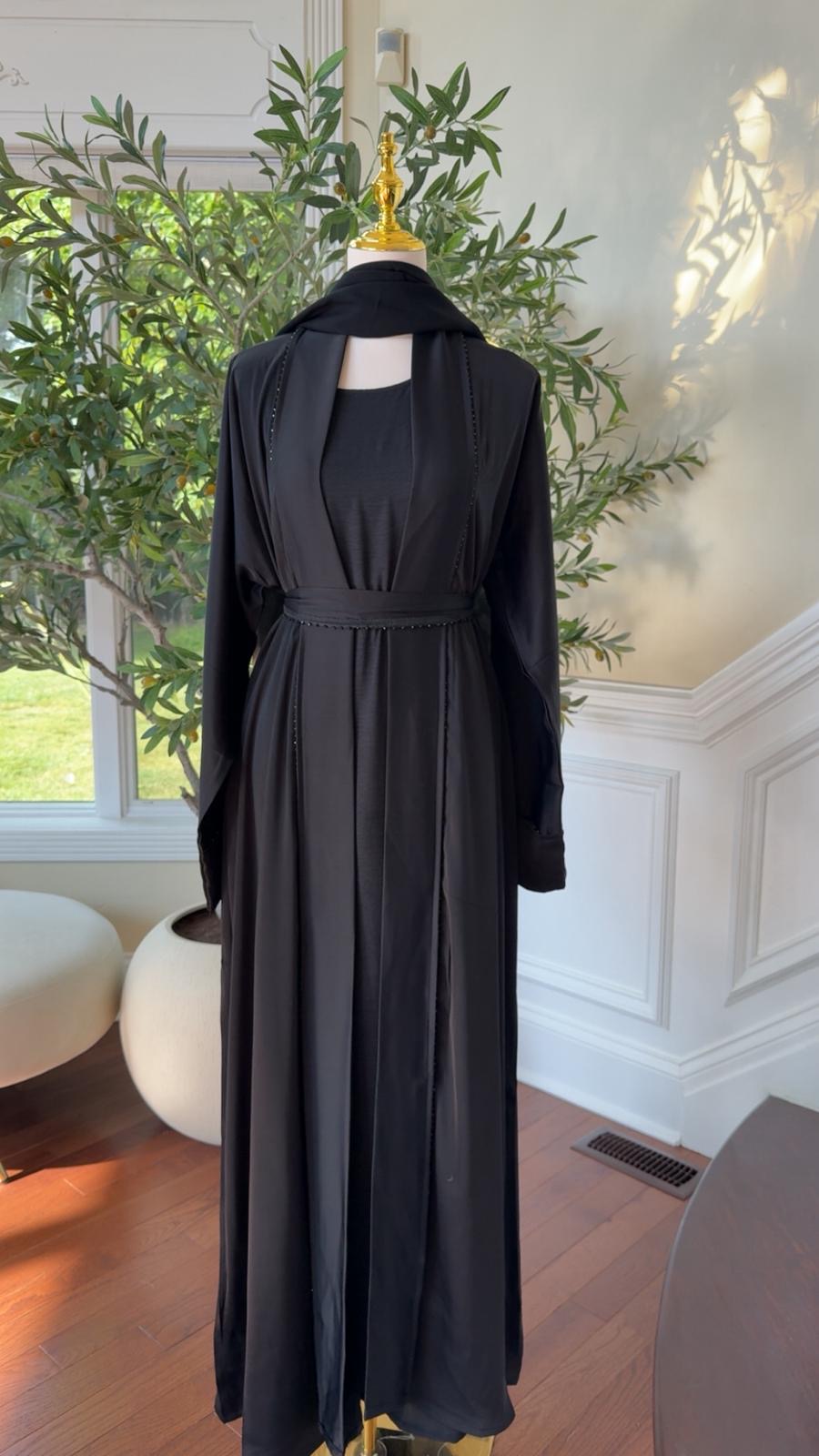 Midnight Black Majesty Royal Abaya