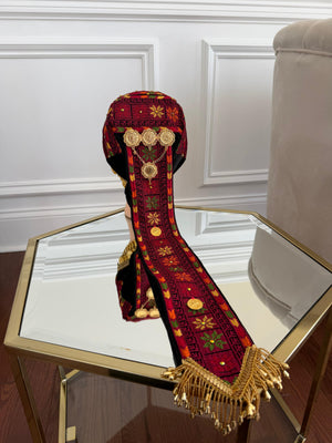 Traditional Tatreez Coin Head Piece