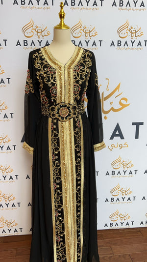 Luxury Black Kuftan