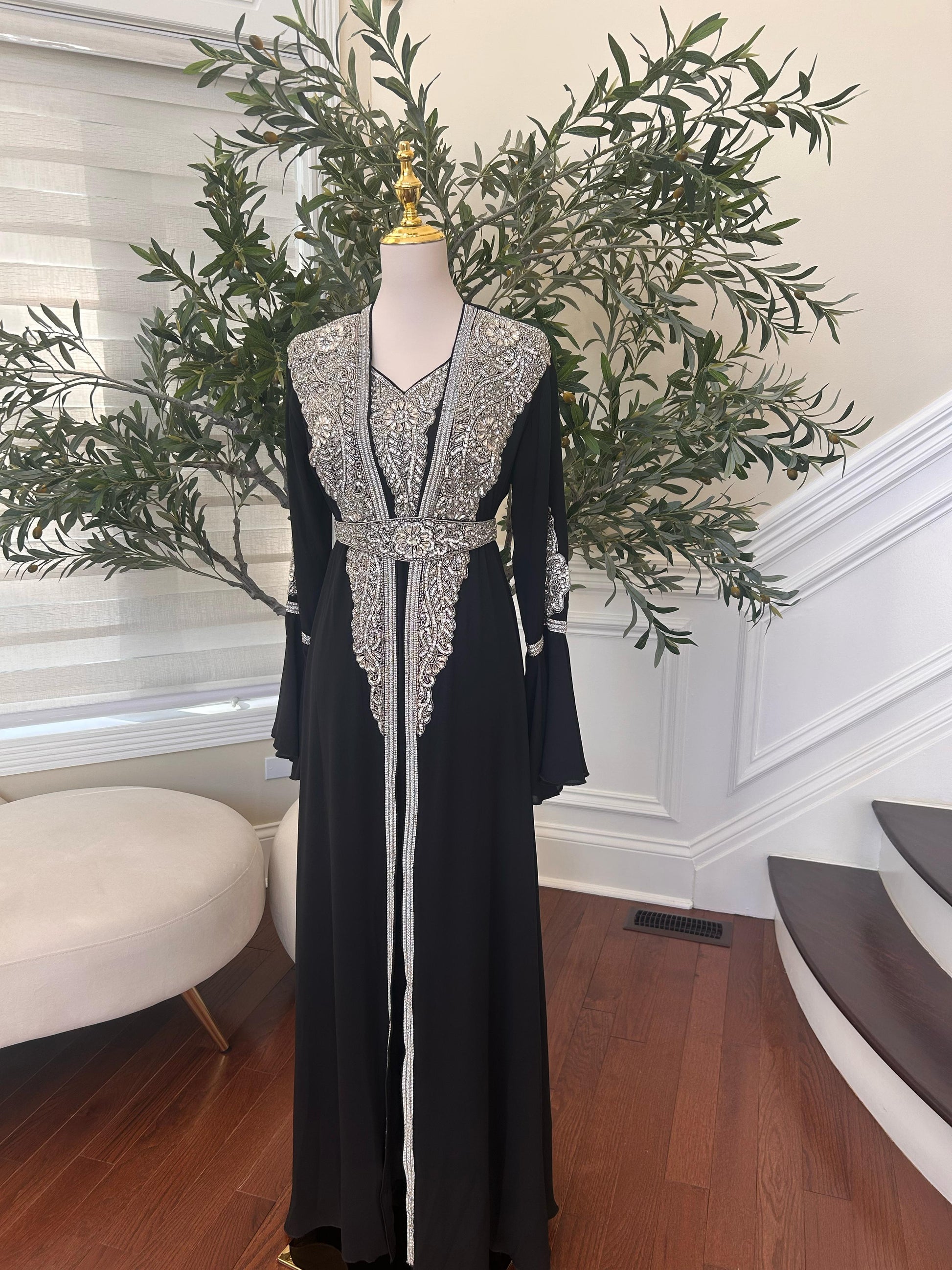 Black Stone Luxe Kuftan