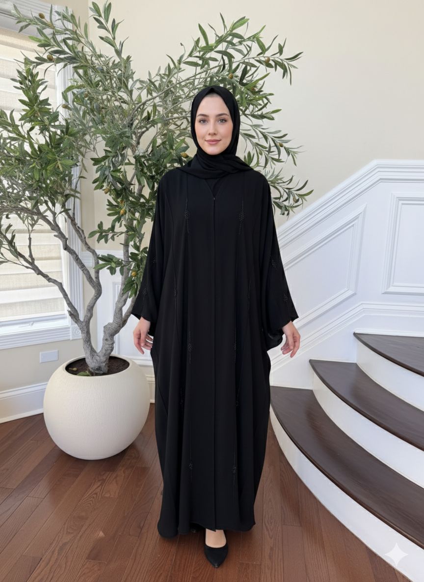 Ramadan Radiance Black Abaya