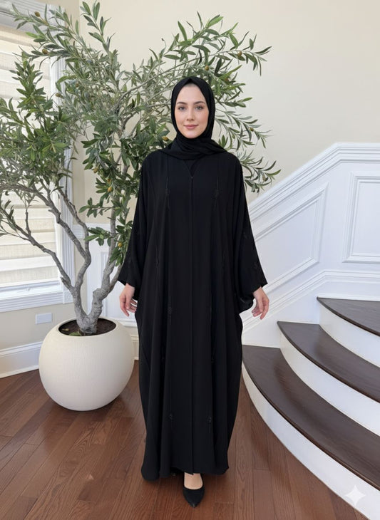 Ramadan Radiance Black Abaya