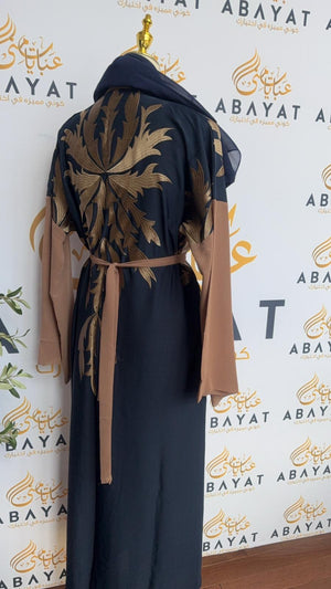 Luxurious Navy Abaya