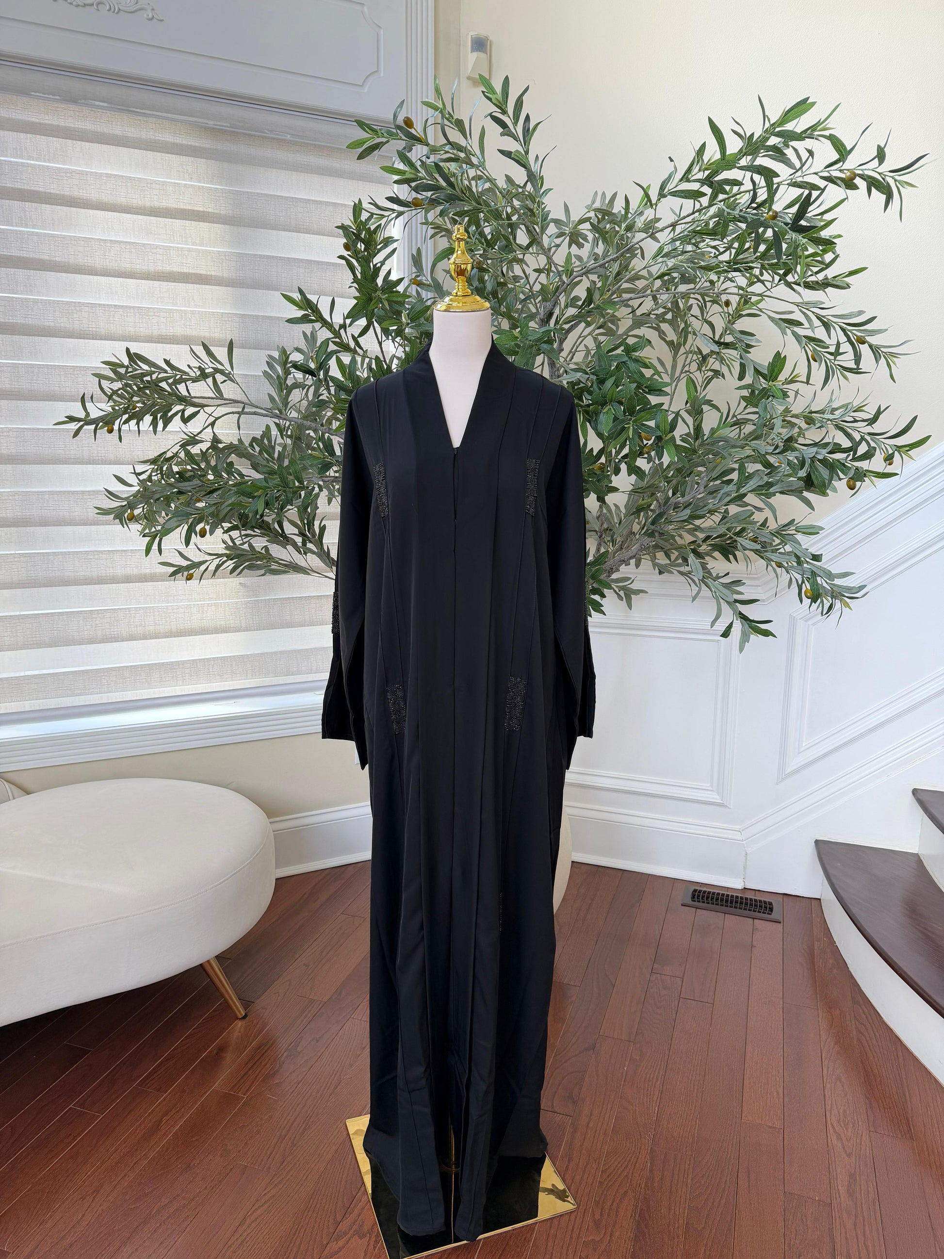 Ramadan Nights Elegance Black Abaya