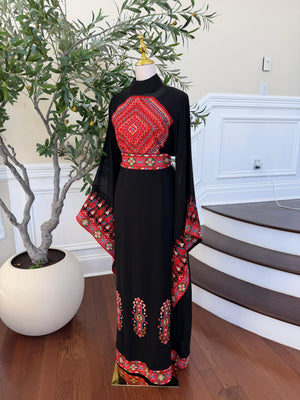 Embroidery Tatreez Red Thobe