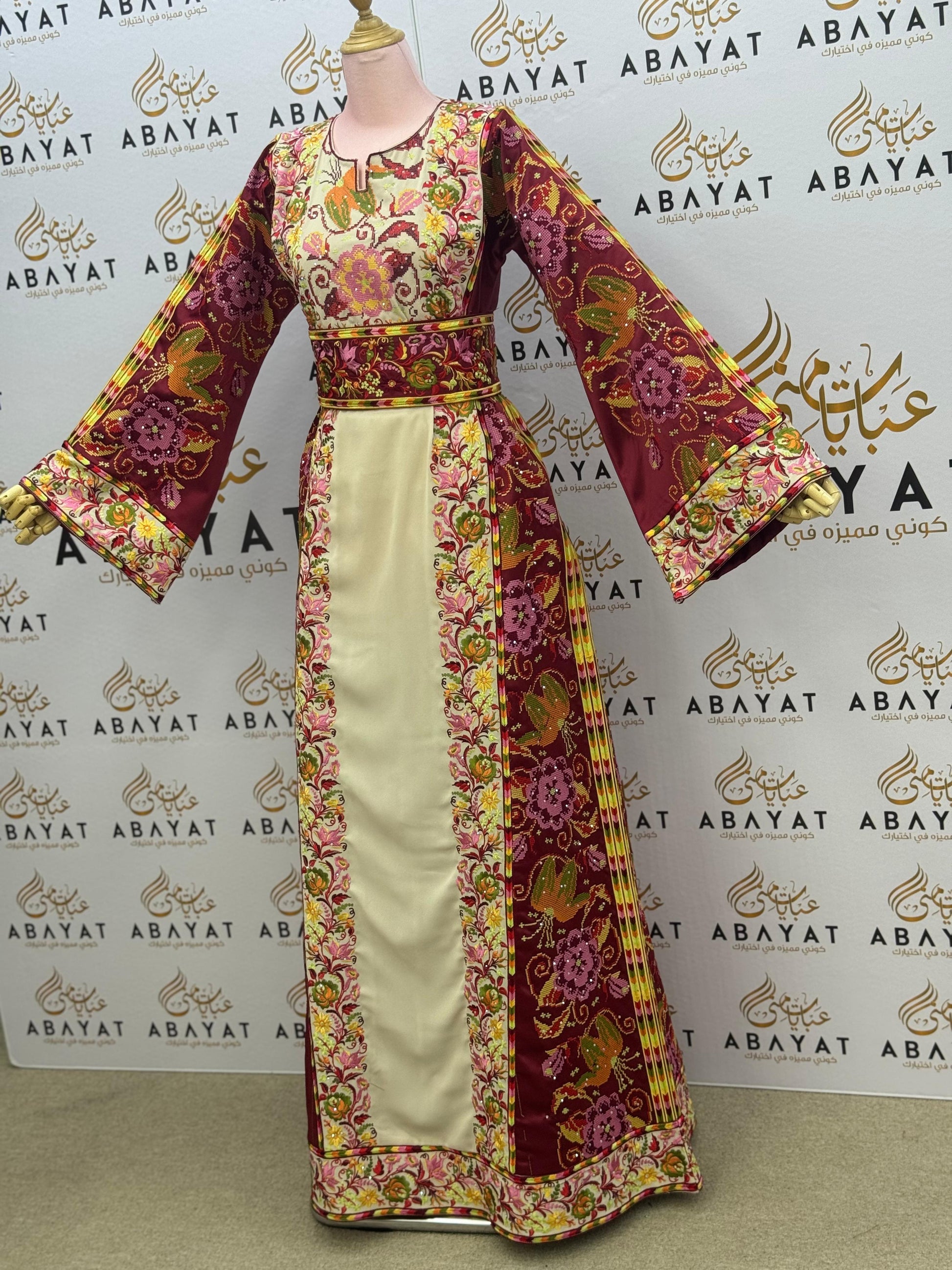 Royal Rose Garden Embroidered Thobe