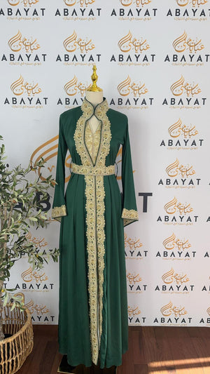 Elegant Green Kuftan