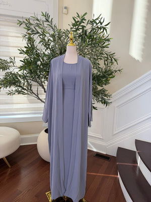 Elegant Two Piece Abaya Set