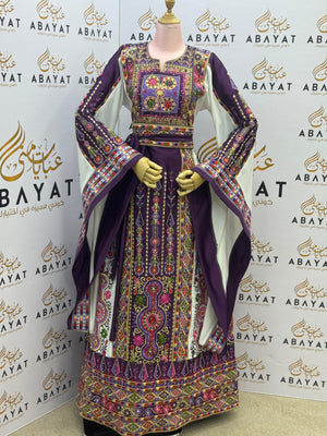 Royal Purple Tatreez Thobe