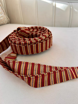 Gold & Red Siti Cashmere Belt