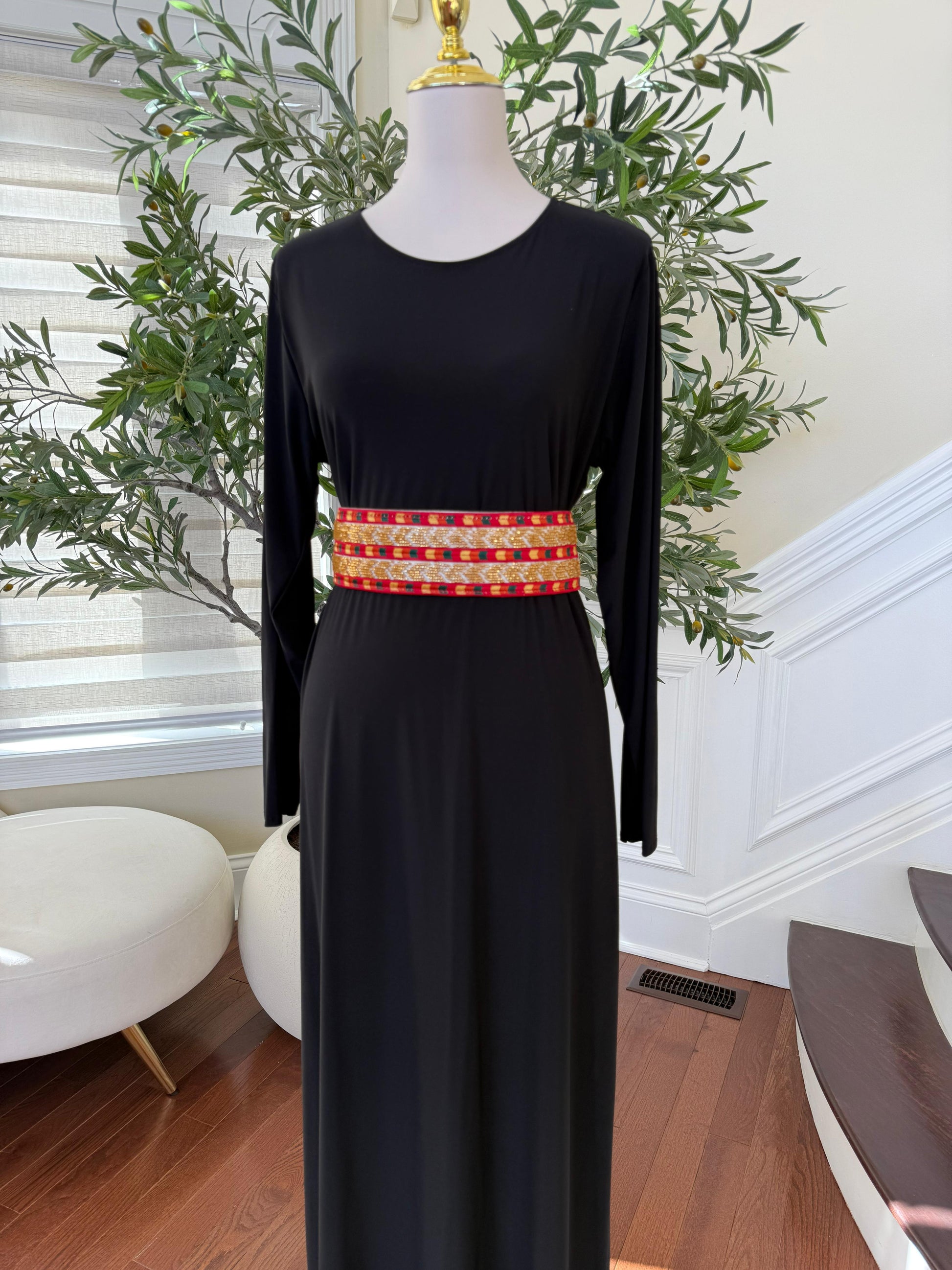 Sabal Kharaz Tatreez Thobe Belt