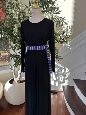 Blue/ Gold Cashmere Siti Belt