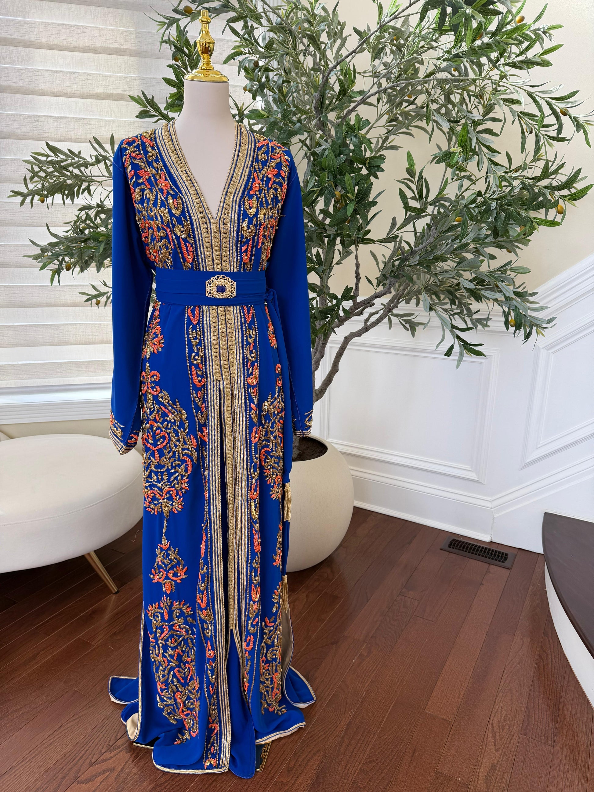Royal Blue Majestic Kuftan